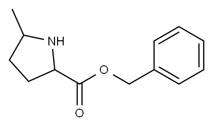 5-Methylpyrrolidine-2-carboxylic acid benzyl ester Struktur