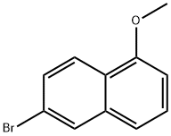6-ブロモ-1-メトキシナフタレン 化学構造式