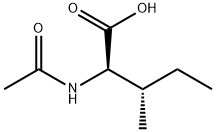 N-乙酰基-D-别异亮氨酸 结构式