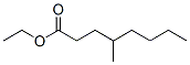Octanoic acid, 4-methyl-, ethyl ester, (.+/-.)- Struktur