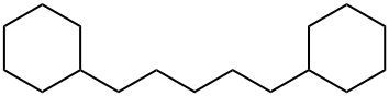 1,1'-(1,5-ペンタンジイル)ビスシクロヘキサン 化学構造式
