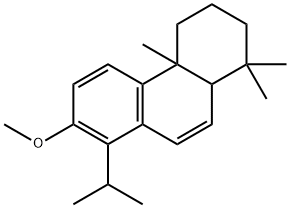 1,2,3,4,4a,10a-Hexahydro-7-methoxy-1,1,4a-trimethyl-8-(1-methylethyl)phenanthrene Struktur
