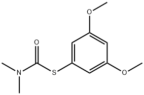 S-(3,5-DIMETHOXYPHENYL)DIMETHYL THIOCARBAMATE Struktur
