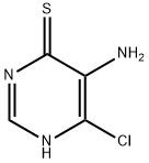 5-amino-6-chloro-1H-pyrimidine-4-thione Struktur