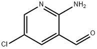 2-アミノ-5-クロロニコチンアルデヒド 化学構造式