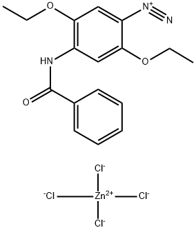 4-(Benzoylamino)-2,5-diethoxybenzoldiazoniumtetrachlorozincat (2:1)