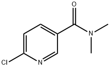 6-クロロ-N,N-ジメチルニコチンアミド 化学構造式