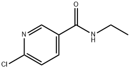 6-クロロ-N-エチルニコチンアミド 化学構造式