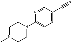 6-(4-METHYLPIPERAZIN-1-YL)NICOTINONITRILE Structure