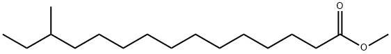 13-METHYLPENTADECANOIC ACID*METHYL ESTER Structure