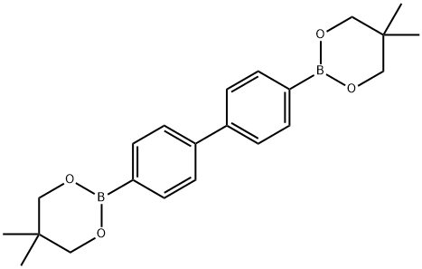 4,4'-BIPHENYLDIBORONIC ACID BIS(NEOPENTYL GLYCOL) ESTER Structure