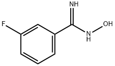 3-氟-N'-羟基-苯甲酰亚胺酰胺 结构式