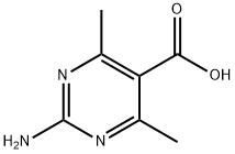 2-amino-4,6-dimethylpyrimidine-5-carboxylic acid Structure