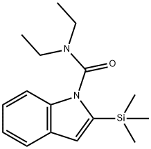 N,N-Diethyl-2-(trimethylsilyl)indole-1-carboxamide Structure