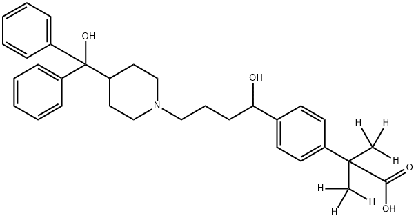 FEXOFENADINE-D6 Structure