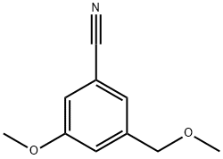 Benzonitrile, 3-methoxy-5-(methoxymethyl)- (9CI) Struktur