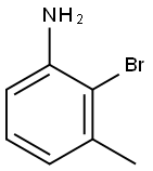 2‐ブロモ‐3‐メチルアニリン 化学構造式