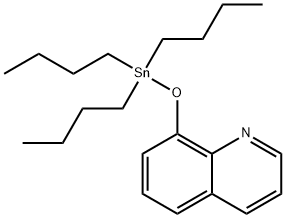 三丁基(8-奎并唑氧基)锡 结构式