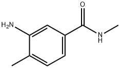 3-アミノ-N,4-ジメチルベンズアミド 化学構造式