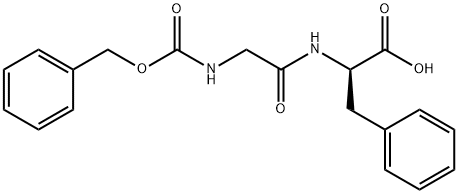 Z-GLY-D-PHE-OH, 54885-66-4, 结构式