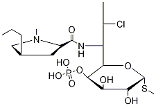 克林霉素4-磷酸盐, 54887-30-8, 结构式