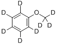 アニソール-D8 化学構造式