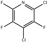 2,4-ジクロロ-3,5,6-トリフルオロピリジン 化学構造式