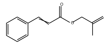 3-Phenylpropenoic acid 2-methyl-2-propenyl ester Structure