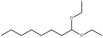 オクタナールジエチルアセタール 化学構造式