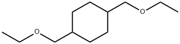1,4-ビス(エトキシメチル)シクロヘキサン 化学構造式