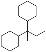 2,2-ビスシクロヘキシルブタン 化学構造式