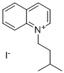 キノリンイソアミルヨージド 化学構造式