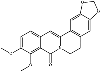 氧化小檗碱,549-21-3,结构式