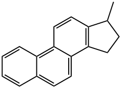 16,17-Dihydro-17-methyl-15H-cyclopenta[a]phenanthrene Structure