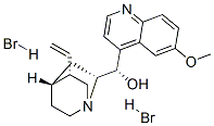 キニン二臭化水素酸塩 化学構造式
