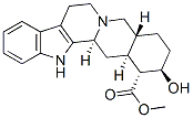 17β-ヒドロキシヨヒンバン-16α-カルボン酸メチル 化学構造式