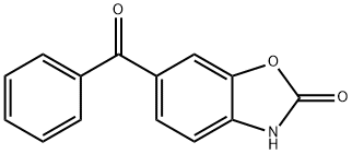 6-benzoylbenzoxazol-2(3H)-one 结构式