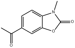 6-Acetyl-3-methylbenzoxazol-2(3H)-one Struktur