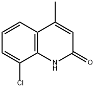 8-CHLORO-4-METHYLQUINOLIN-2(1H)-ONE 化学構造式