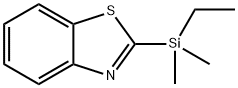Benzothiazole, 2-(ethyldimethylsilyl)- (9CI) Structure