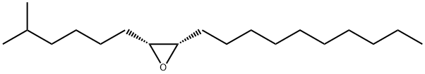 [2S,3R,(+)]-2-デシル-3-(5-メチルヘキシル)オキシラン 化学構造式