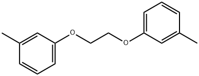 1,2-Bis(3-methylphenoxy)ethane Struktur