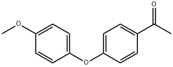 1-ó4-(4-甲氧基苯氧基)苯基乙基-1-酮, 54916-28-8, 结构式