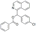 [(4-chlorophenyl)-isoquinolin-1-yl-methyl] benzoate 结构式