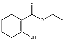 ethyl 2-Mercaptocyclohex-1-enecarboxylate, 54928-91-5, 结构式