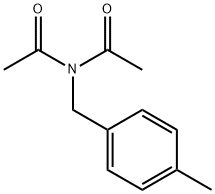 N-Acetyl-N-[(4-methylphenyl)methyl]acetamide Struktur