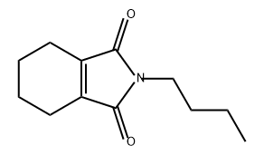 2-ブチル-4,5,6,7-テトラヒドロ-1H-イソインドール-1,3(2H)-ジオン 化学構造式