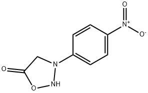 3-(4-Nitrophenyl)-1,2,3-oxadiazolidin-5-one 结构式
