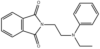 N-[2-(N-ethylanilino)ethyl]phthalimide Structure