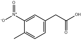 3-NITRO-4-METHYLOPHENYLACETIC ACID Structure